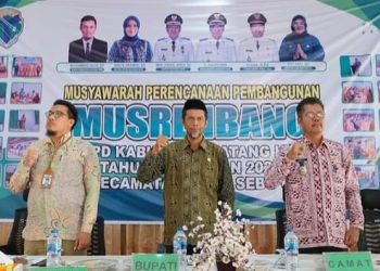 Bupati Batang Hari Hadiri Musrenbang RKPD Maro Sebo Ulu