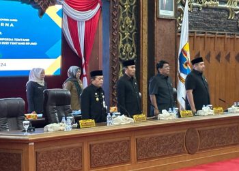Gelar Rapat Paripurna, DPRD Jambi Setujui Empat Laporan Pansus Jadi Rekomendasi Dewan.