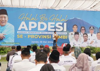 Gelar Halal Bi Halal, APDESI Jambi Solid Dukung Program Jambi Mantap