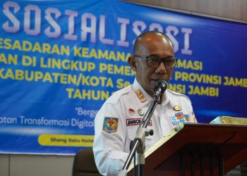 Diskominfo Provinsi Jambi Gelar Sosalisasi Kesadaran Keamanan Informasi Bagi Pimpinan
