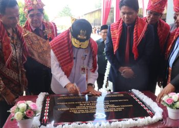 Resmikan Gedung Gereja GBKP, Al Haris Harap Tingkat Religius Jemaat Meningkat
