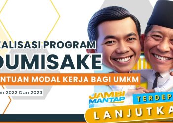 Dumisake Jambi Mantap Telah Berikan Bantuan Modal Kerja untuk 5.043 UMKM, Warga Minta Lanjutkan Haris-Sani 2 Periode