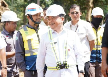 Mega Proyek Revitalisasi KCBN Muaro Jambi, Al Haris Lakukan Peletakan Emas Prosesi Tegak Tiang Tuo