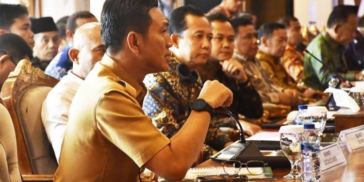 Fadhil Arief Hadiri Rakor Infrastruktur Pemprov Jambi Tahun 2025