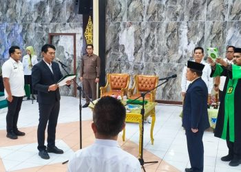 Fadhil Arief, Kembali Lantik Mula P Rambe Sebagai Penjabat Sekda Batang Hari