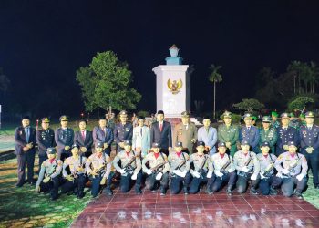 Fadhil Arief Dan Bakhtiar Hadiri Renungan Suci Di TMP Ksatria Bhakti Batang Hari