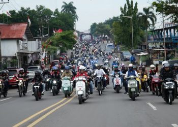 Sunmori Merdeka, Al Haris Riding Bersama Forkopimda Jambi