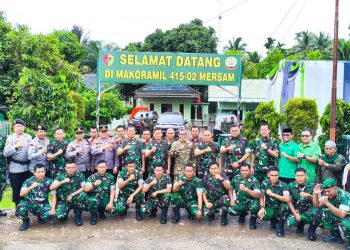 Kasdam XX/TIB Sambangi Koramil 415-02 Mersam