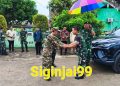 Bakhtiar Sambut Kasdam XX/TIB Brigjen TNI Heri Prakosa P. Wibowo