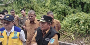 Maulana pimpin peninjauan lapangan kolam retensi Lingga Permai, tegaskan percepatan pembangunan