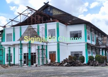 Pemkab Batang Hari Super Tangguh, Mempercantik Gedung Pemuda