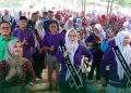 Sang Bunda PAUD, Zulva Fadhil Disambut Meriah Di Bajubang