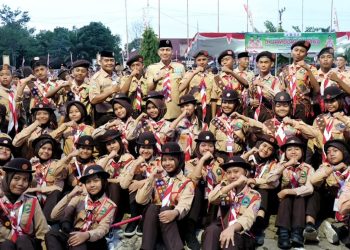 Fadhil Arief Hadiri Jambore Cabang Kwartir Cabang Gerakan Pramuka Batang Hari 2025