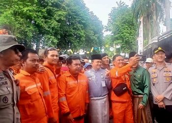 Maulana Tanggapi Orasi Pasukan Orange, Upah PHL Pemkot Jambi Segera Disesuaikan