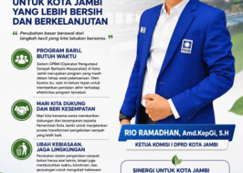 Rio Ramadhan Ajak Warga Dukung OPBM, Sebut Program Pengelolaan Sampah Kota Jambi Masih Tahap Awal