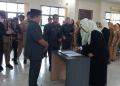 Maulana Lantik Pejabat Fungsional Administrasi kesehatan