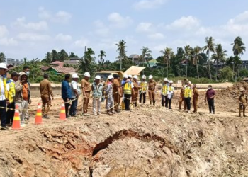 Kolam Retensi Paal V Ditarget Rampung September, Pemkot Jambi Siapkan Kawasan Baru Penahan Banjir dan Ruang Publik