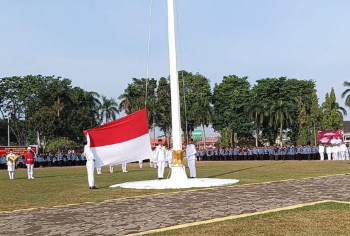 Pimpin Upacara HUT ke-81 RI, Wali Kota Maulana Tekankan Kolaborasi dan Pembangunan Berkelanjutan