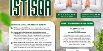 Pemkot Jambi Ajak Warga Gelar Shalat Istisqa, Ikhtiar Hadapi Kemarau dan Kekeringan