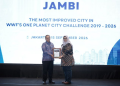 Perkuat Aksi Iklim dan Transisi Energi, Kota Jambi Raih Penghargaan The Most Improved City WWF